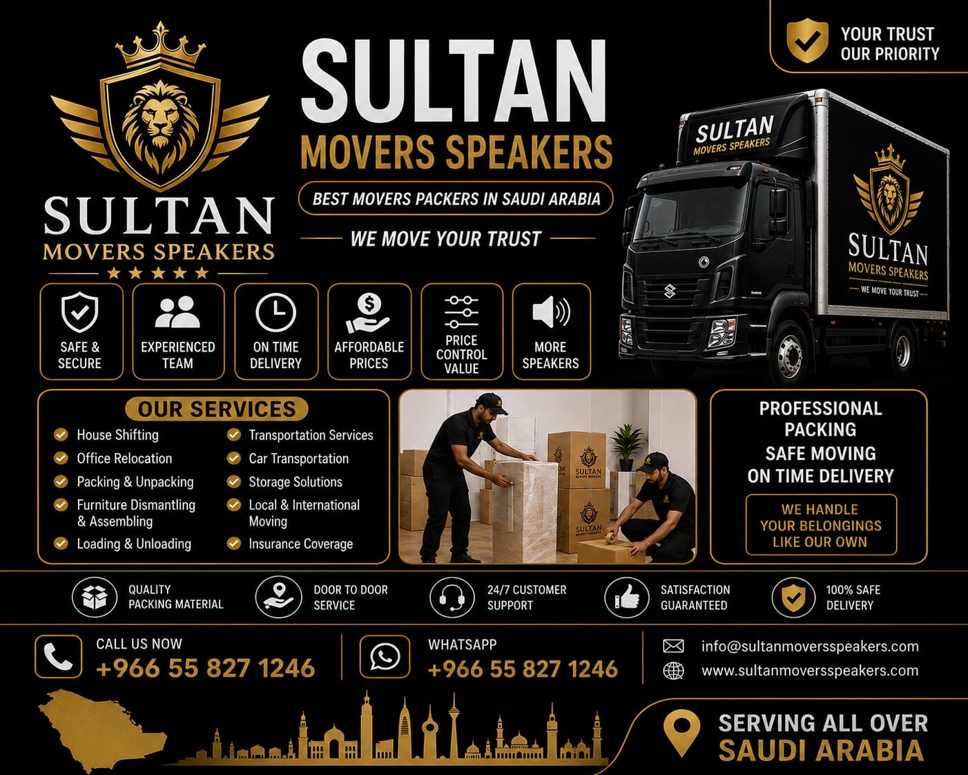 Ad Diriyah, Labor/Moving, SULTAN MOVERS & PACKERS &ndash;Pakistan. RIYADH  ONE-STOP PERFECT SOLUTION FOR ALL MOVING