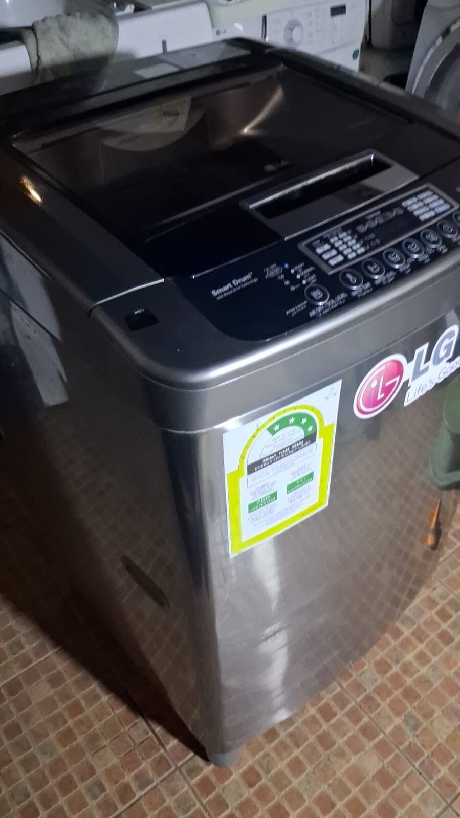Jeddah, Appliances, SAR 650,  ✓LG 9 KG Top Load Washing Machine – Silver Chrome | Excellent Condition