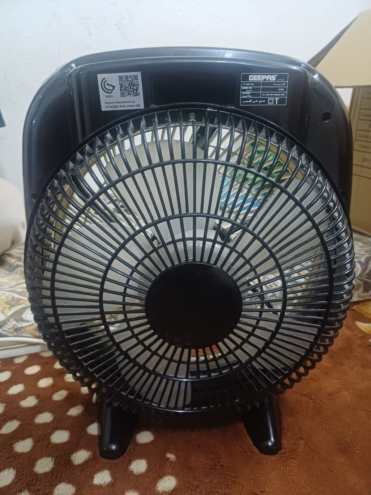 Jeddah, Appliances, SAR 60,  Geepas Desk (Table) Fan With 12-Inch Blades, 3 Speeds Available For Sale.