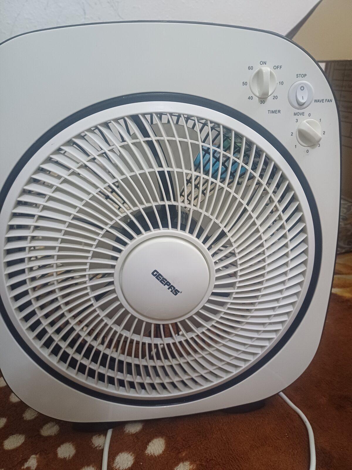 Jeddah, Appliances, SAR 60,  Geepas Desk (Table) Fan With 12-Inch Blades, 3 Speeds Available For Sale.