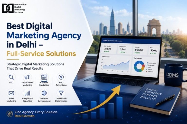 New Delhi, Web Design & Development, Grow With The Best Digital Marketing Agency In Delhi | DDMS