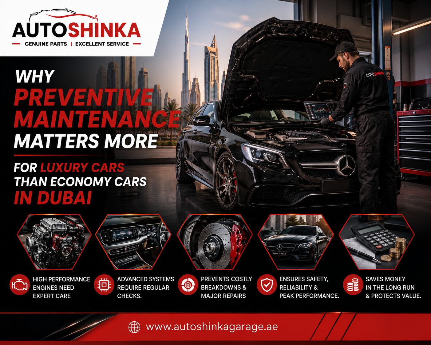 Dubai, Automotive, Why Preventive Maintenance Is More Important For Luxury Cars Than Economy Cars In Dubai