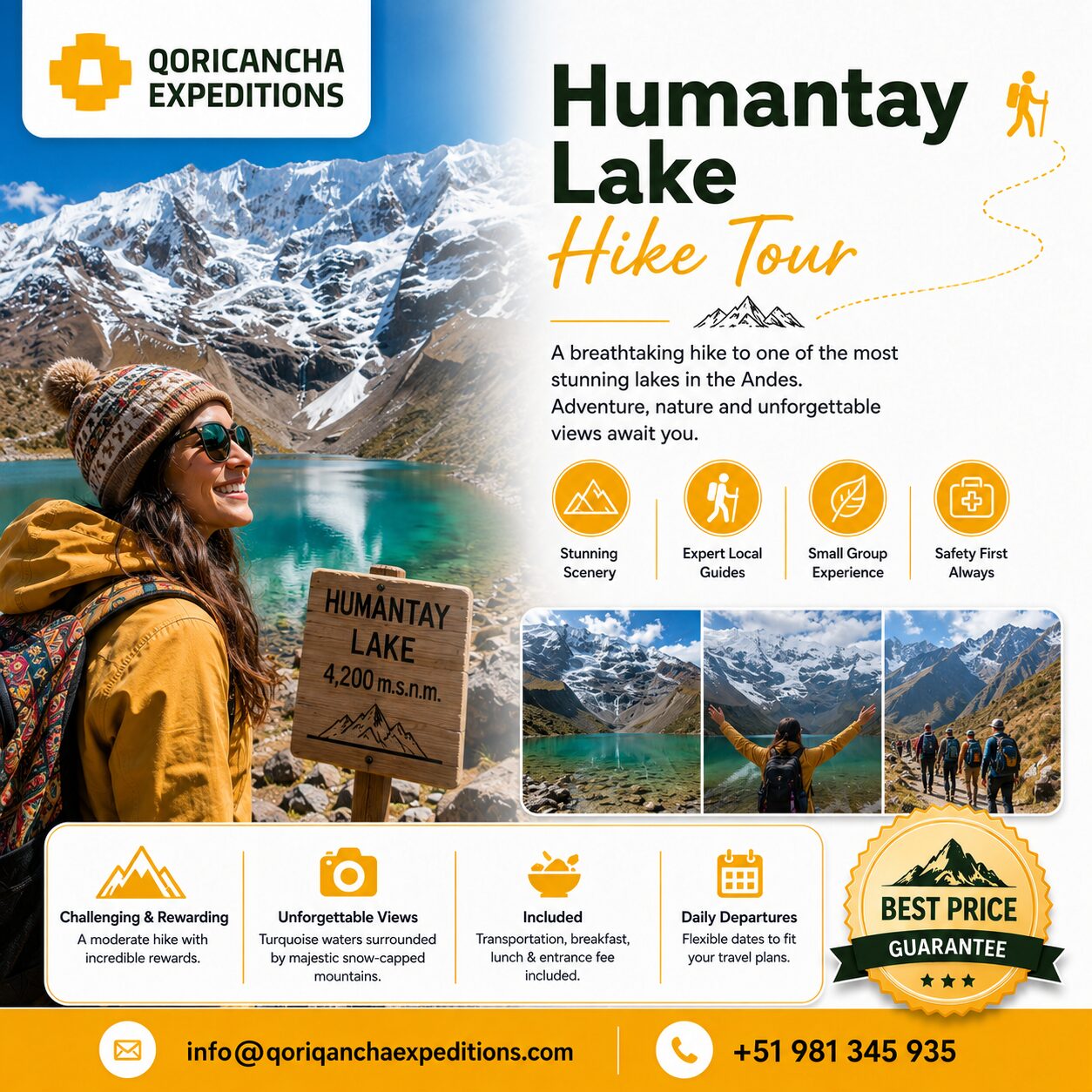 Lima, Travel, Humantay Lake Hike Tour | Guided Peru Adventure Experience