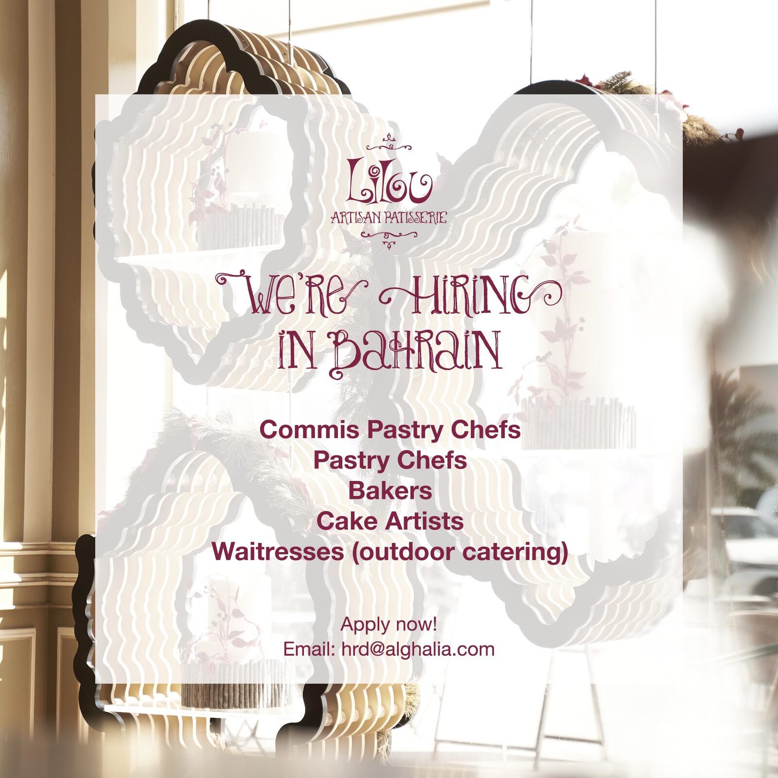 Manama, Jobs, Hiring: Pastry Chefs