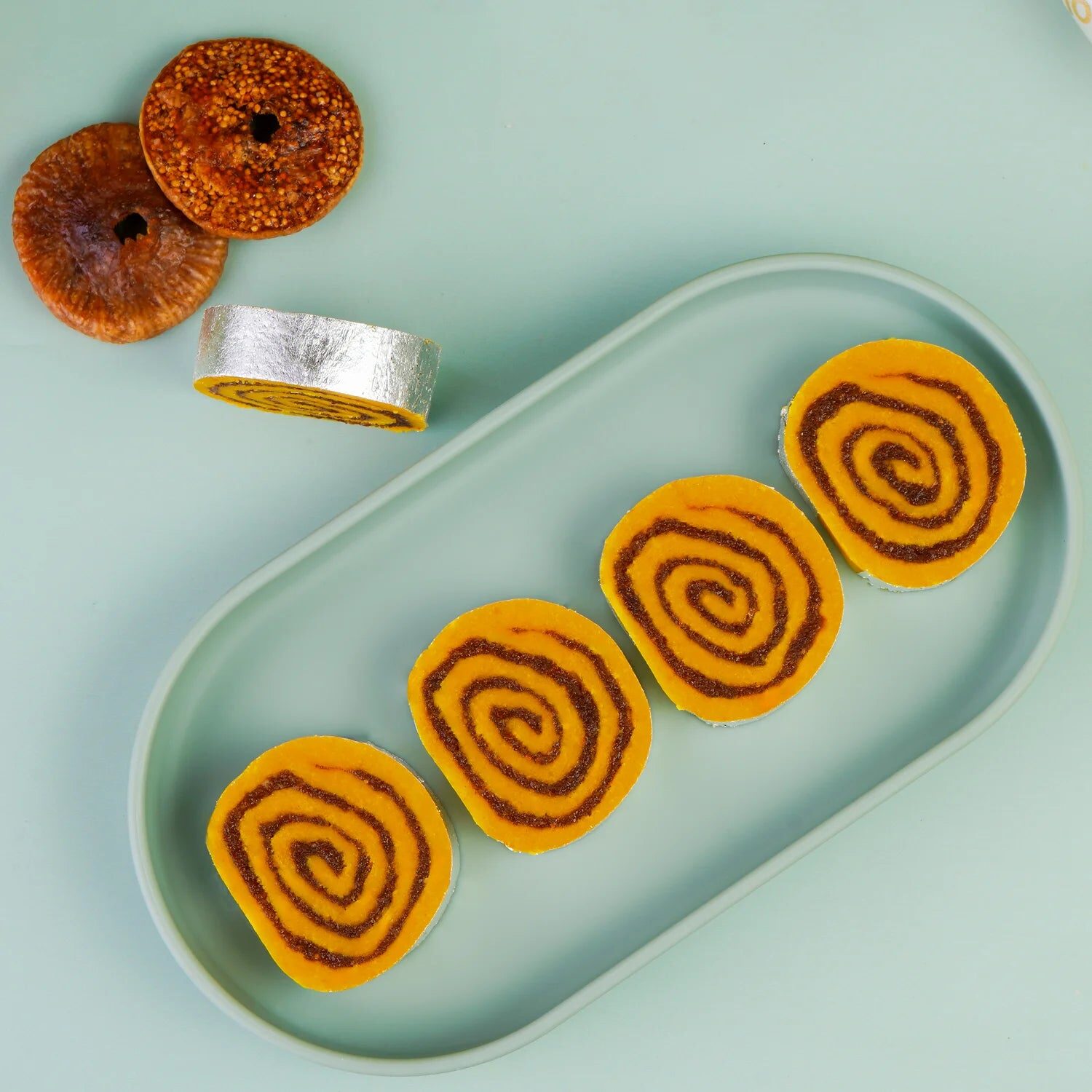 Ahmedabad, Food, INR 1280,  Buy Fresh Kaju Anjeer Roll Online &ndash; Delicious Indian Dry Fruit Sweets