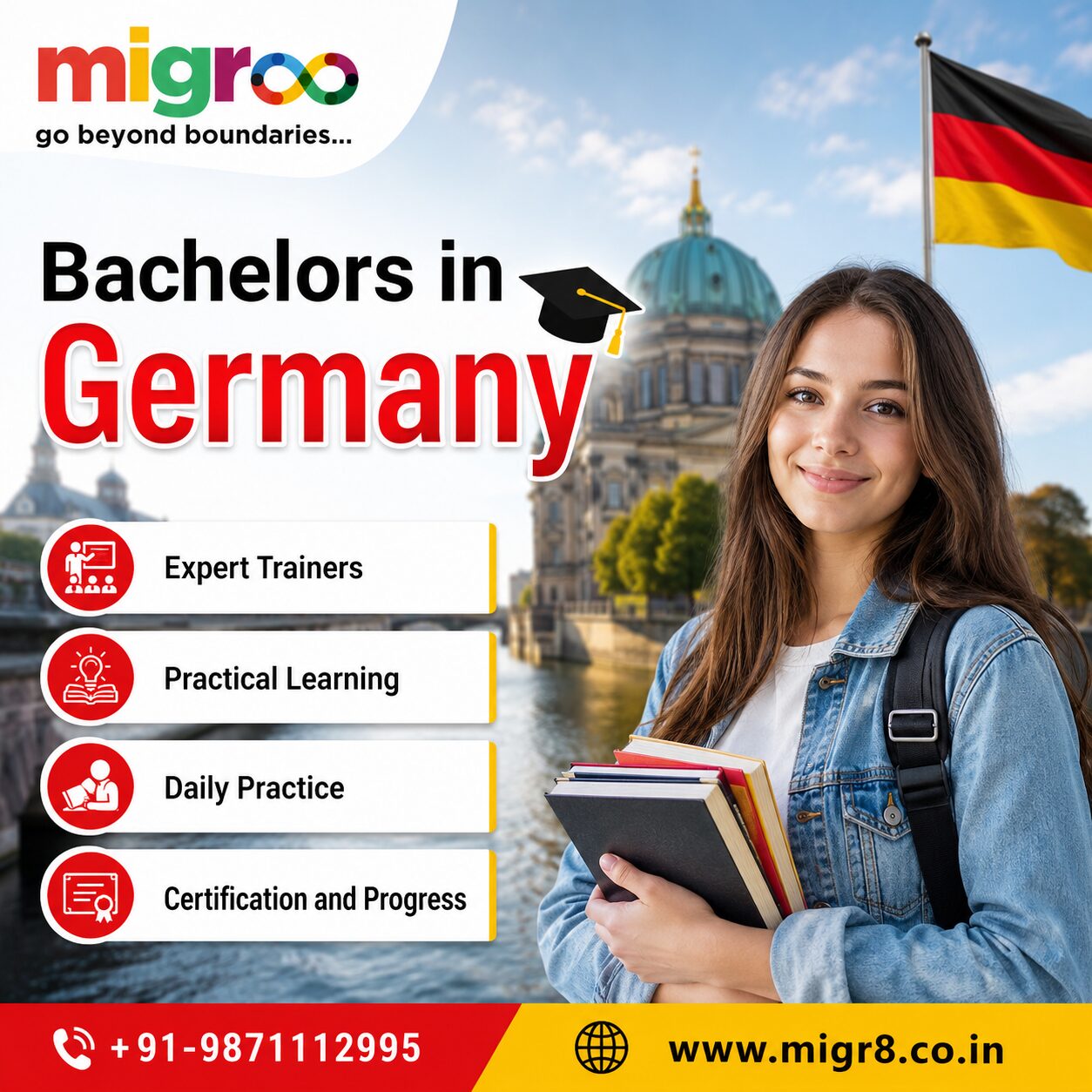 New Delhi, Free Items, Bachelors In Germany