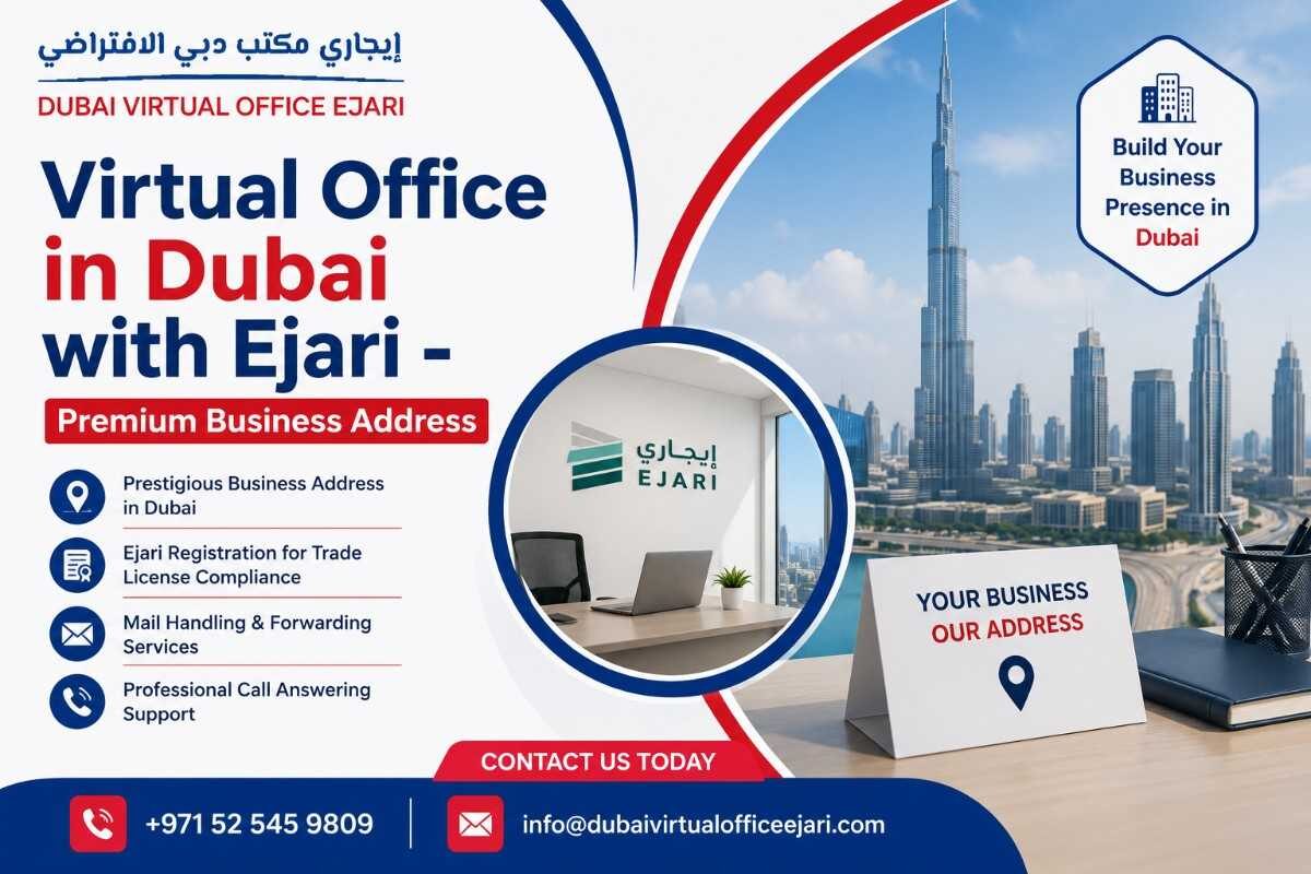 Dubai, Real Estate, Virtual Office In Dubai With Ejari - Premium Business Address