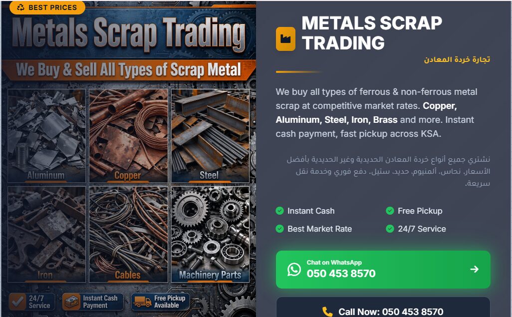 Jeddah, Items Wanted, 💰 Turn Your Scrap Metal Into Instant Cash! 💰♻️ Scrap Metal Wanted – Top Cash Paid! ♻️