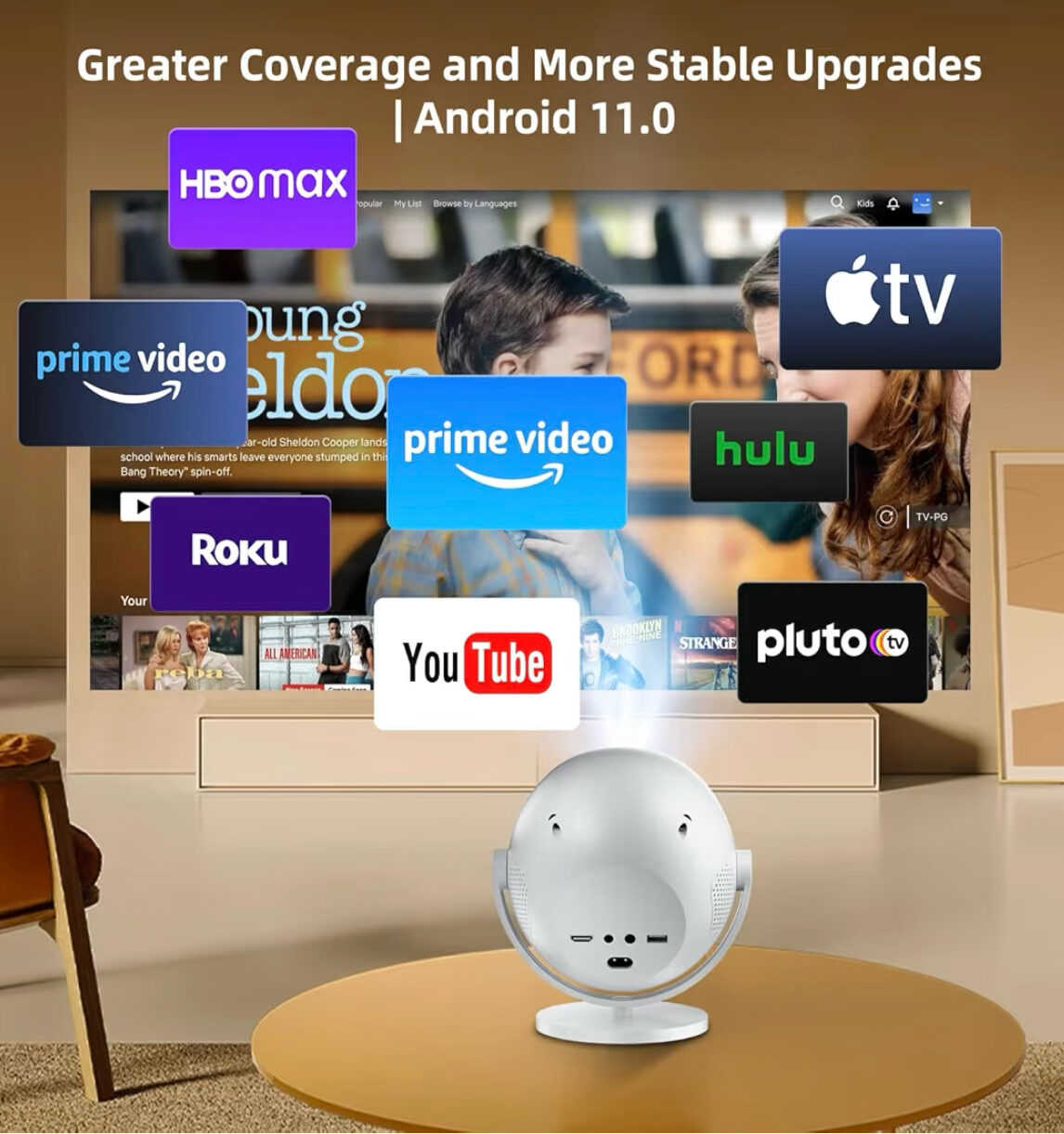 Al Mazruiyah, Electronics, SAR 230,  📽️ Brand New Smart Projector – Only SAR 230!