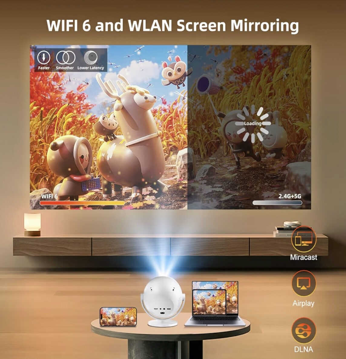 Al Mazruiyah, Electronics, SAR 230,  📽️ Brand New Smart Projector – Only SAR 230!
