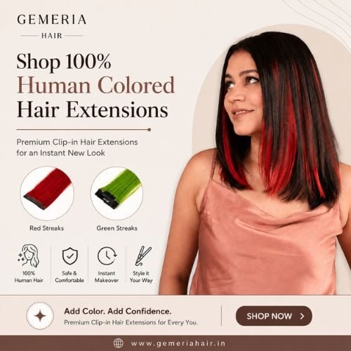 Greater Noida, Fashion & Design, Shop 100% Human Colored Hair Extensions