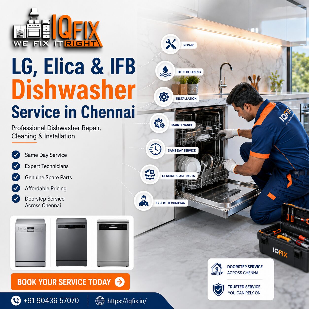 Chennai, Appliance Repair, Butterfly, Wonder Chef, Cata, Faber, Elica & Hindware Chimney Service Chennai