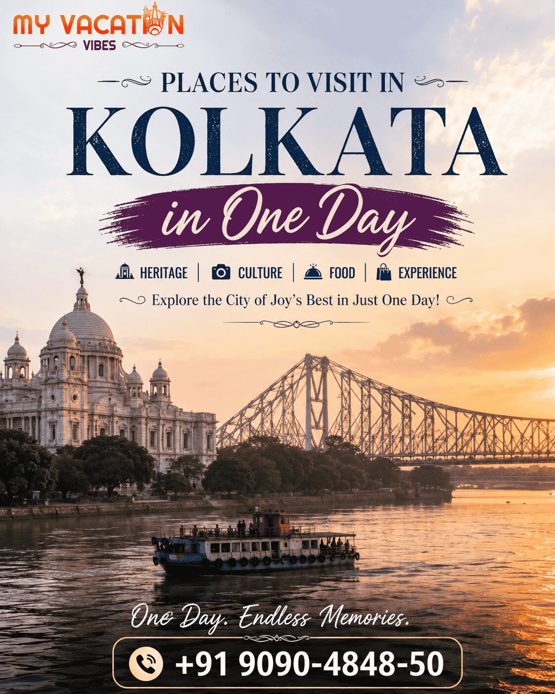 New Delhi, Travel, Places To Visit In Kolkata In One Day &ndash; Budget Friendly +91 9090-4848-50