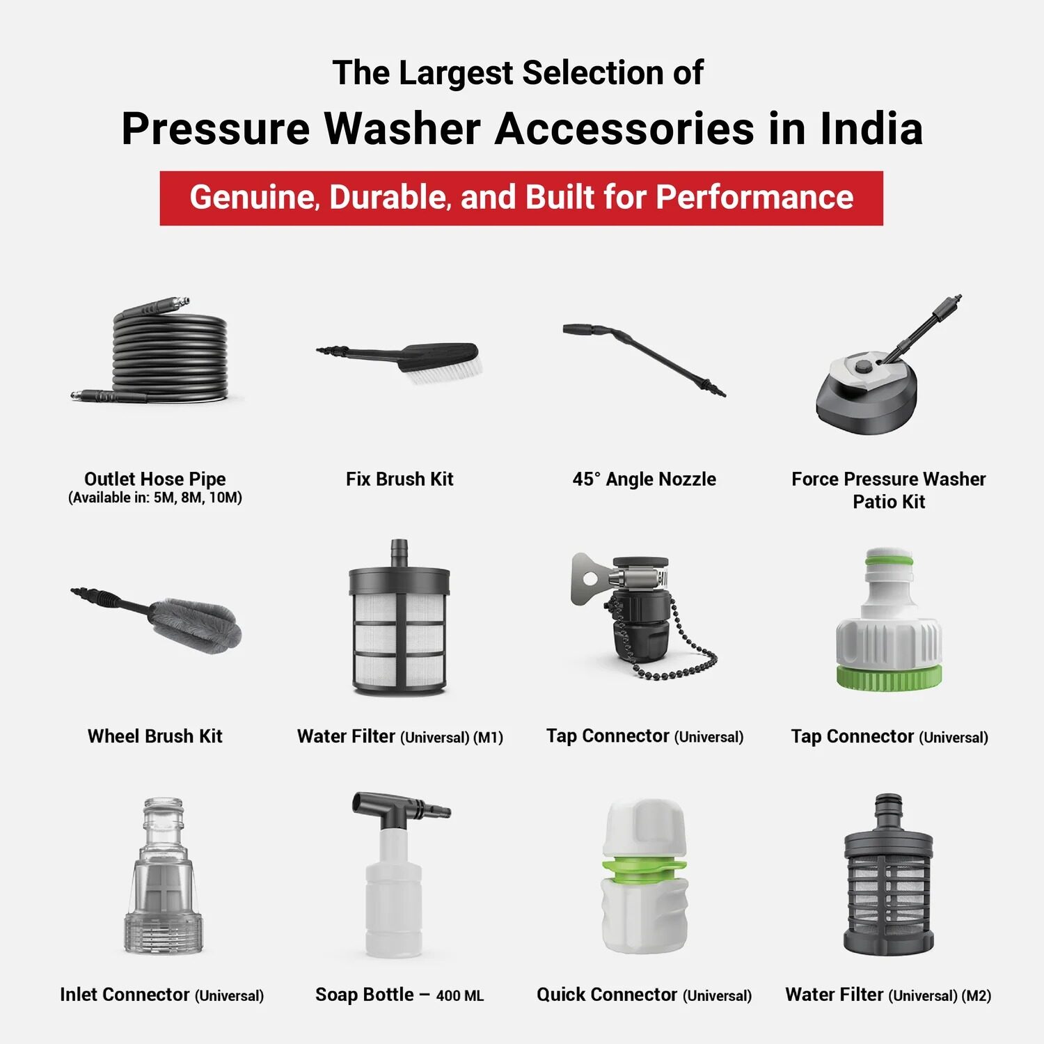 Mumbai, Electronics, INR 2399,  Order High Quality Pressure Washer Accessories From Dylect Today