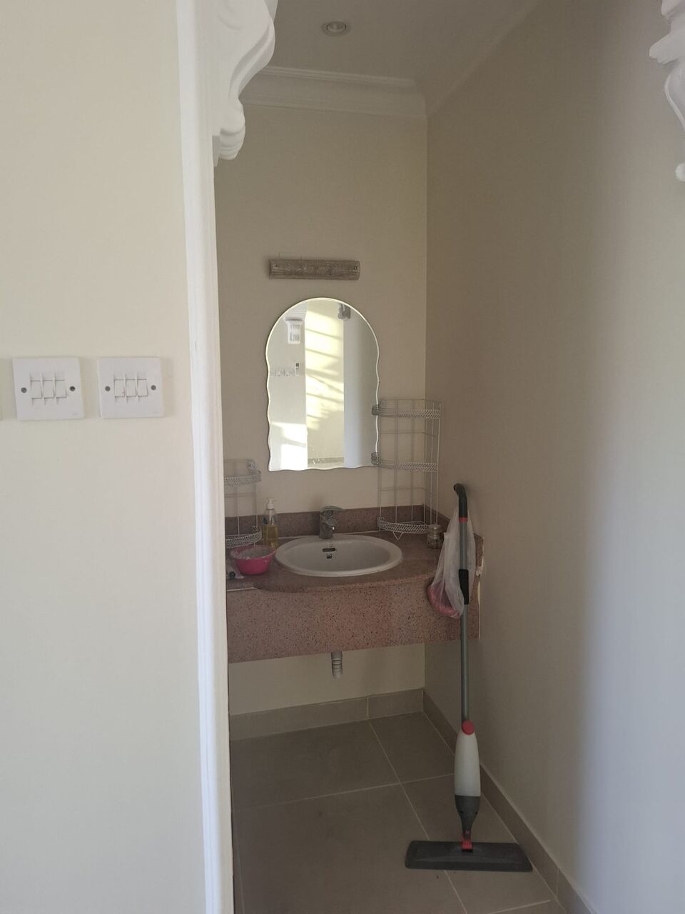 Busaiteen, Apartments, Flats, Houses & Villas, BHD 230/month,  3 BR,  130 Sq. Meter,  Flat For Rent In Busaiteen.Three Bedrooms,two Bathrooms,kitchen,balcony And Parking Area.