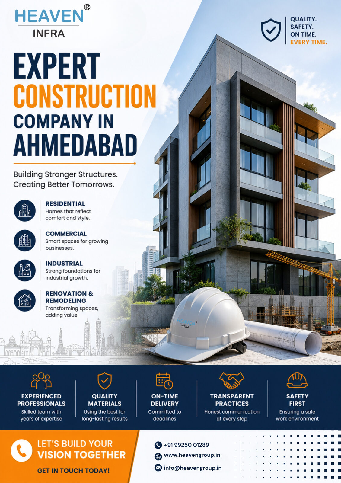 Ahmedabad, Real Estate, Expert Construction Company In Ahmedabad For Quality Projects