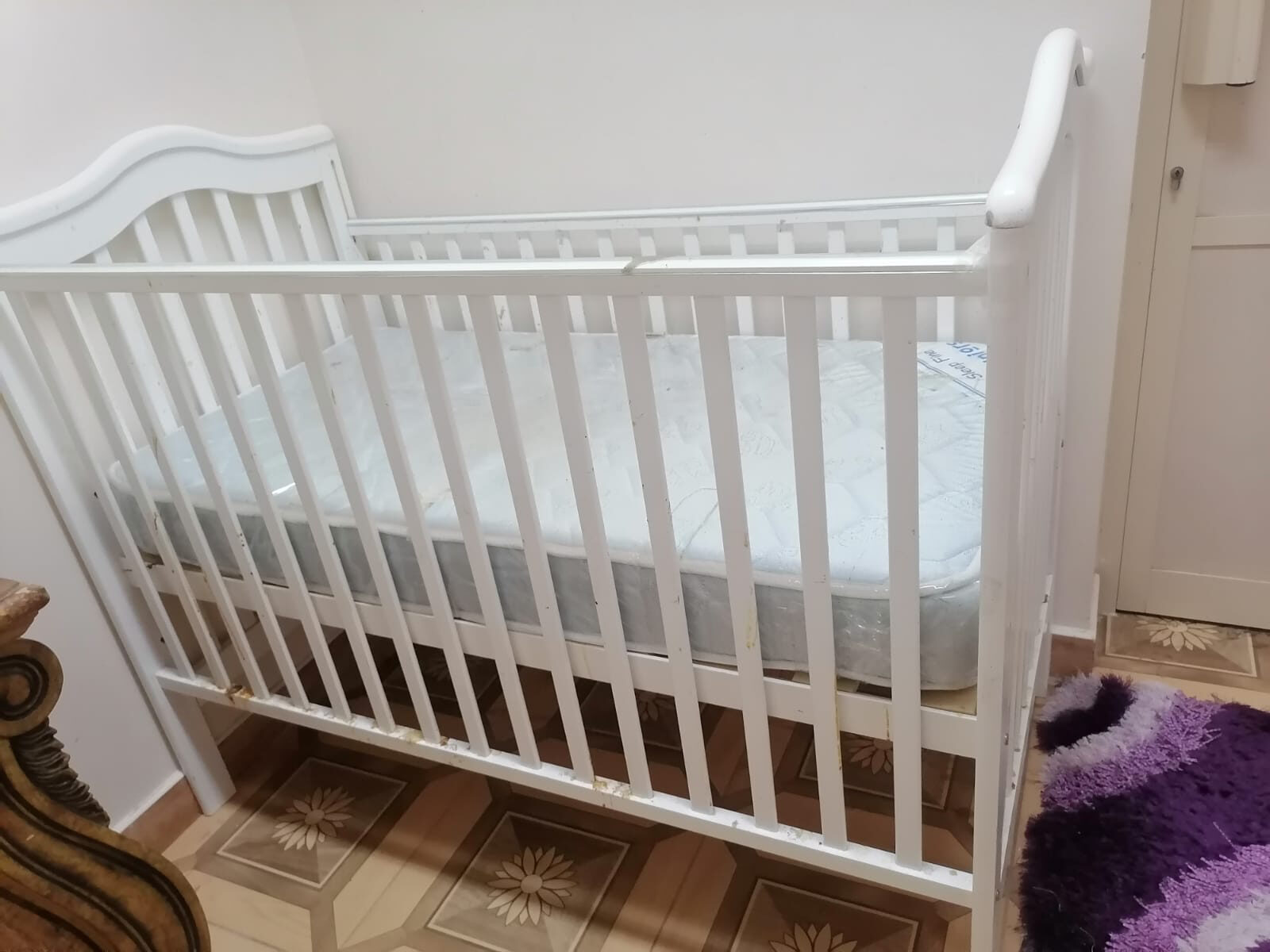 Manama, Baby & Kid Stuff, BHD 15,  Baby Bed Up To 4 Years Baby Bed With Mattress Clean And In Good Condition  Original Price