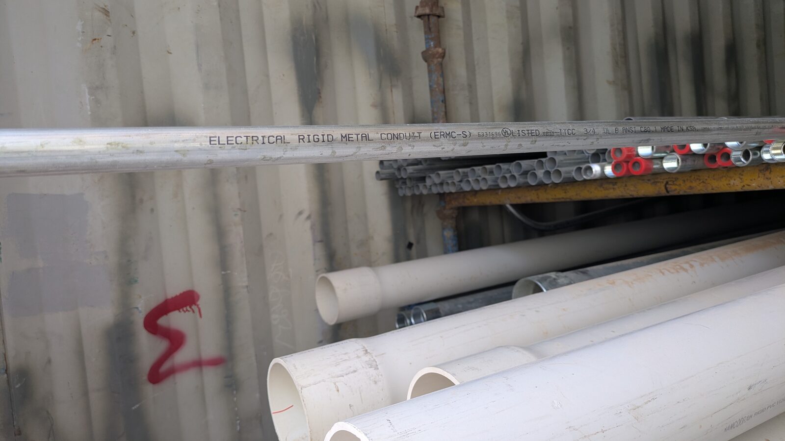 Riyadh, Materials, Pvc Pipes , EMT Pipes And Carbon Steel Pipes
