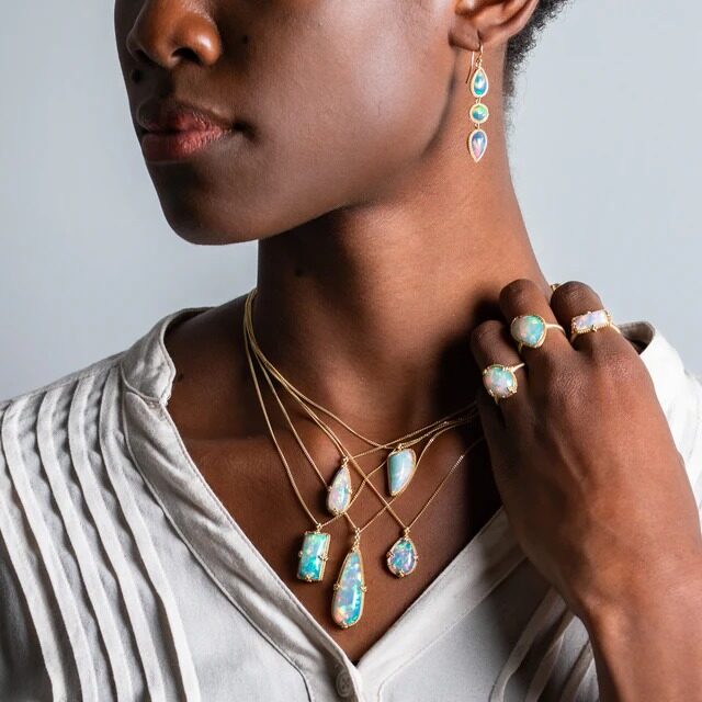New York, Jewelry, Elegant Ethiopian Opal Jewelry For Women