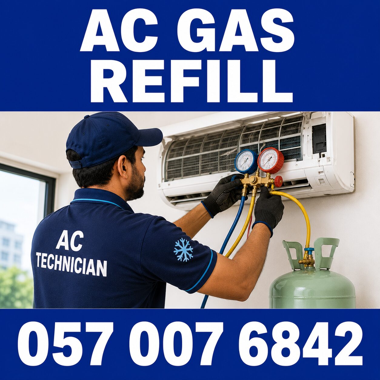 Al Thuqbah, Air Conditioning, ✅✅✅ AC GAS REFILL & COOLING – ✅ 057 007 6842 ✅✅✅