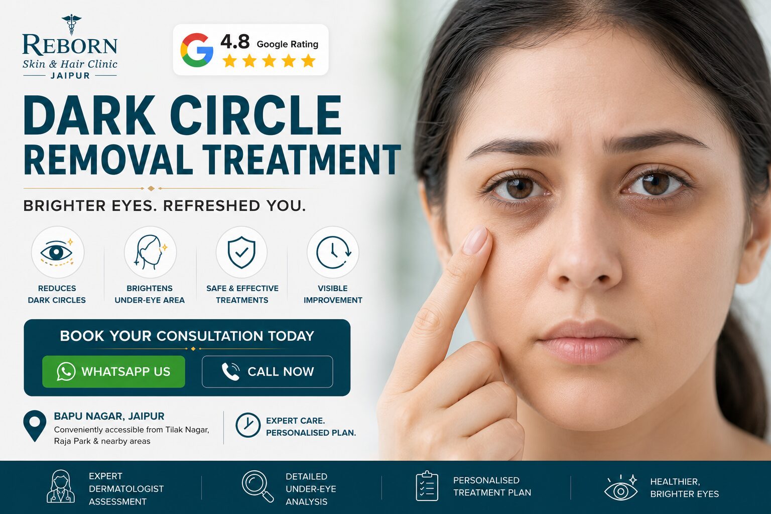 Jaipur, Health & Beauty Items, INR 3000,  Dark Circle Treatment In Jaipur &ndash; Find The Real Cause First