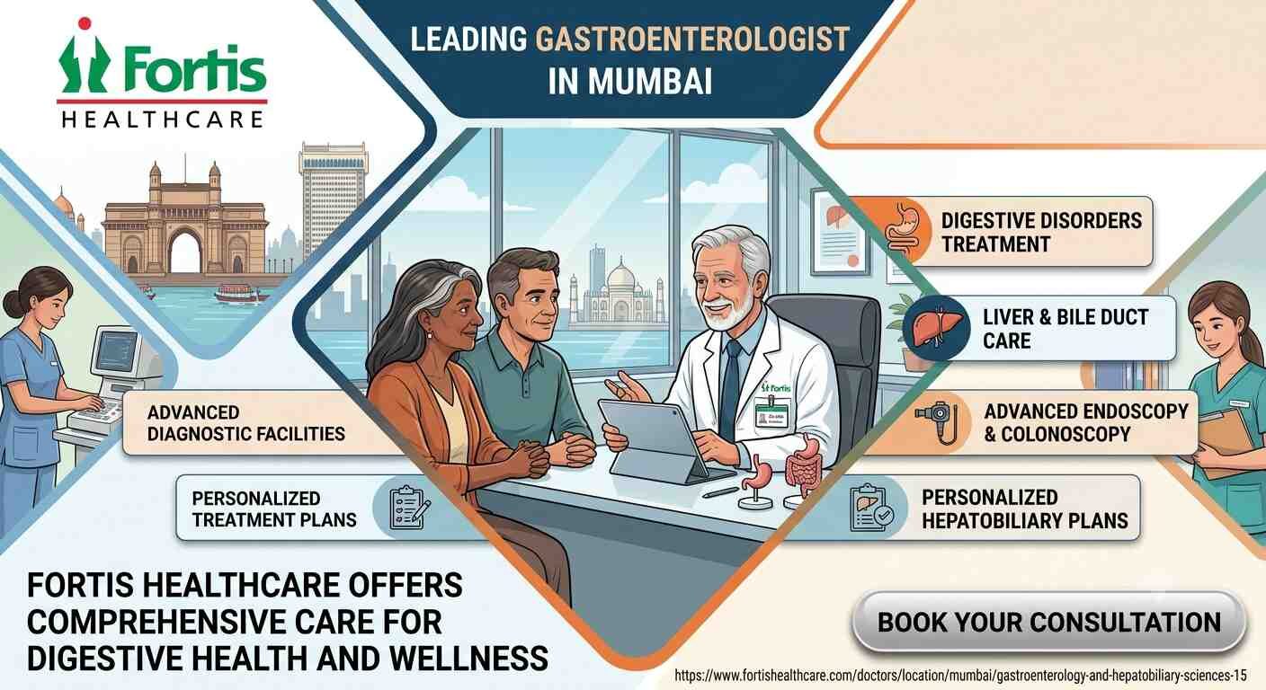 Mumbai, Health, Gastroenterologist In Mumbai | Fortis Healthcare