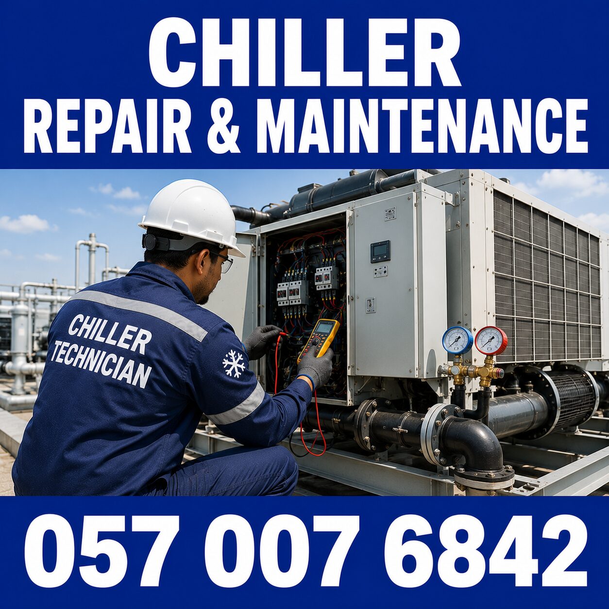 Khobar North, Air Conditioning, ✅✅✅ CHILLER REPAIR & MAINTENANCE – ✅ 057 007 6842 ✅✅✅