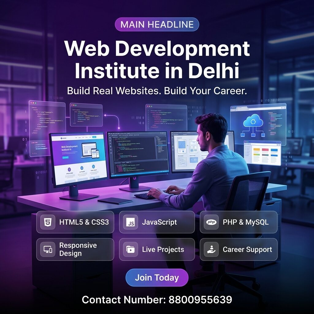 Noida, Education, Top Web Development Institute In Delhi For Practical IT Training