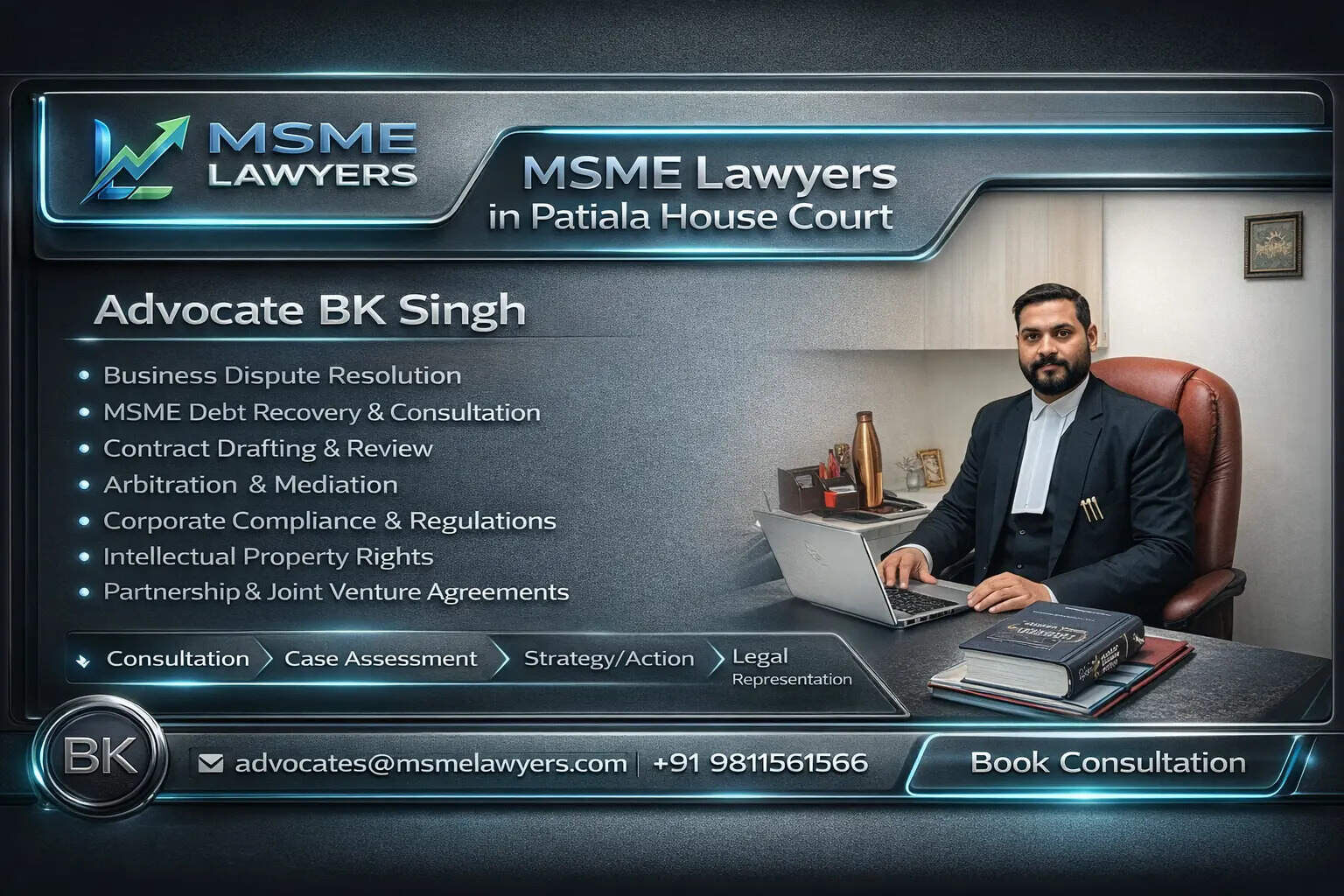 New Delhi, Legal, Need Trusted MSME Lawyers In Patiala House Court Today?
