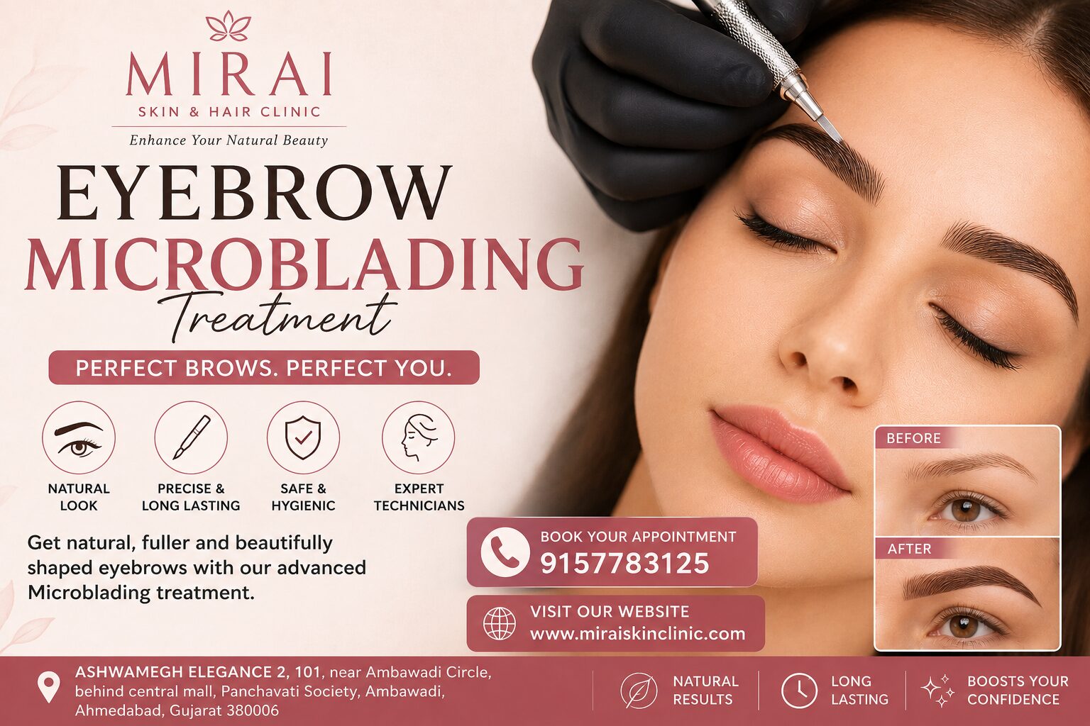 Ahmedabad, Health, Best Microblading Clinic In Ambawadi Gujrat India