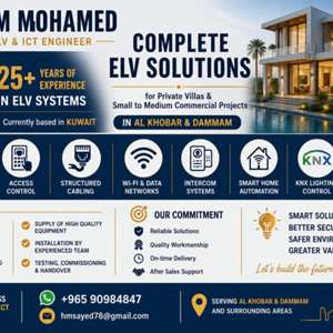 Professional ELV & KNX Solutions For Villas & Commercial Projects