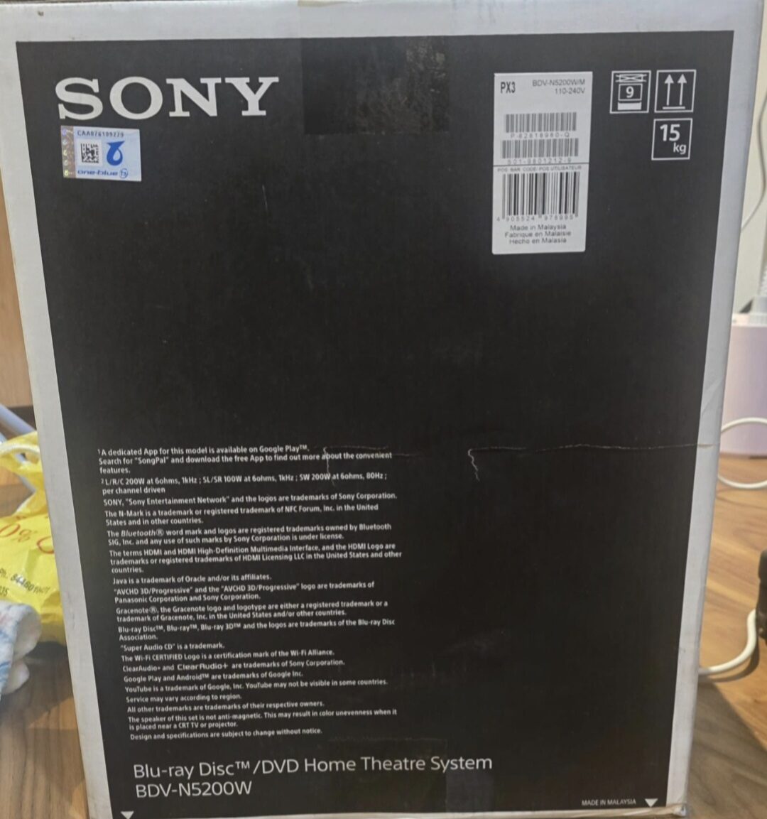 Manama, Appliances, BHD 90,  Sony Blu-ray Disc/ DVD Home Theater System And American Tourister Luggage