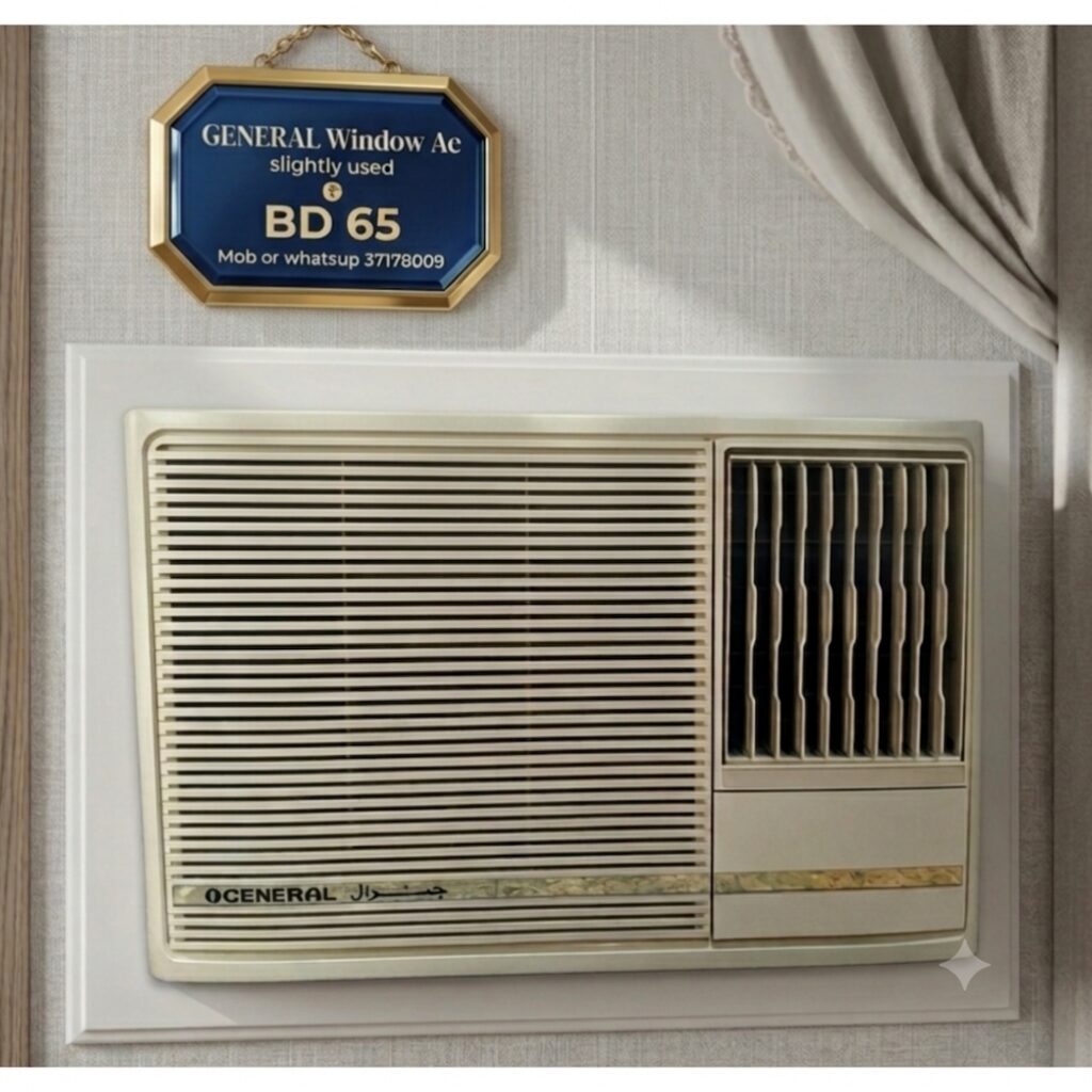 Manama, Air Conditioners, BHD 65,  🌎🌍General Window Ac In Good Condition For Sale With Delivery