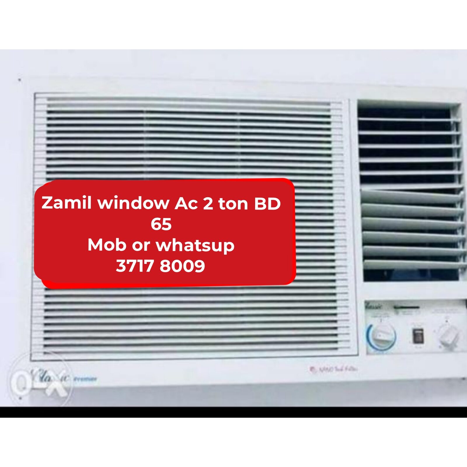 Manama, Air Conditioners, BHD 65,  🌎🌍Zamil Window Ac In Good Condition For Sale With Delivery