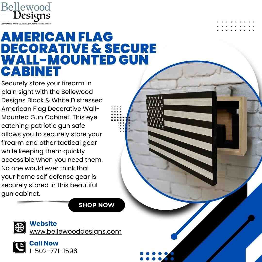 New York, Furniture, USD 139,  Shop American Flag Hidden Gun Cabinets
