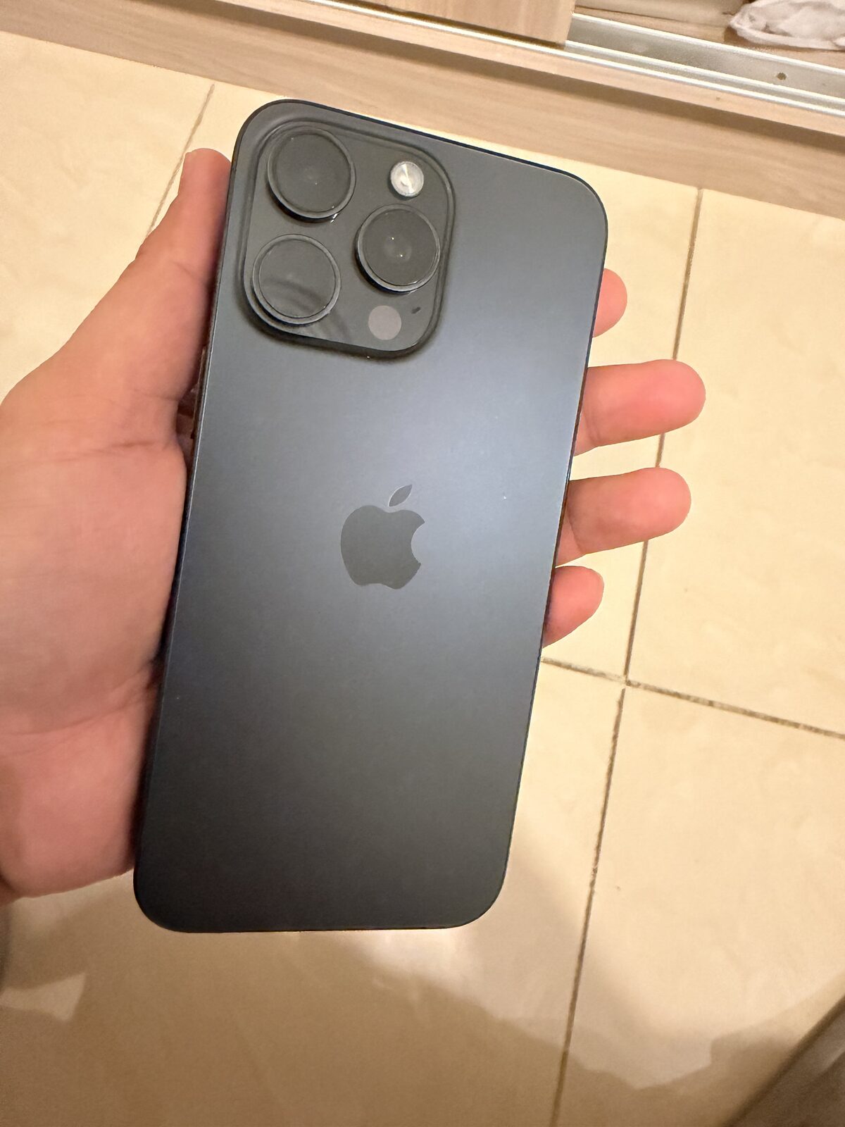 Salamah, Mobile Phones, SAR 3099,  Iphone 15 Pro Max 256 GB Physical Sim Mint. Condition