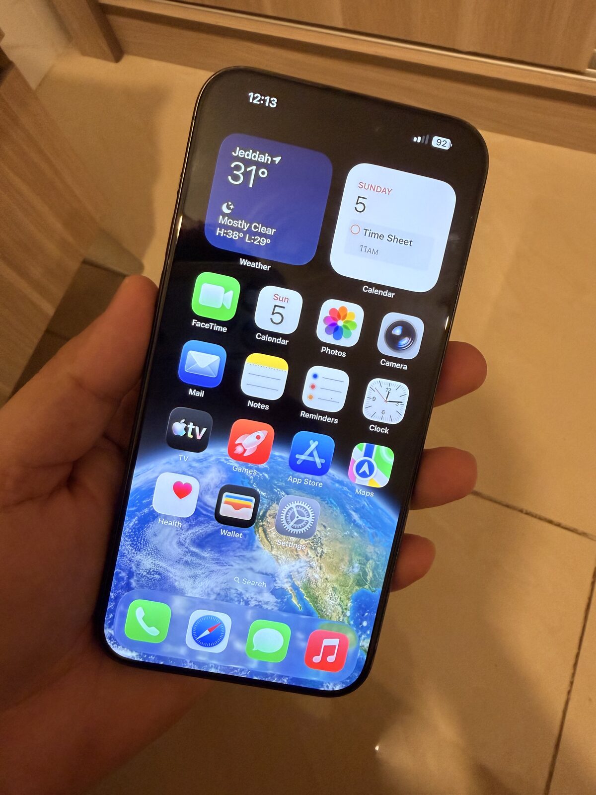 Salamah, Mobile Phones, SAR 3099,  Iphone 15 Pro Max 256 GB Physical Sim Mint. Condition