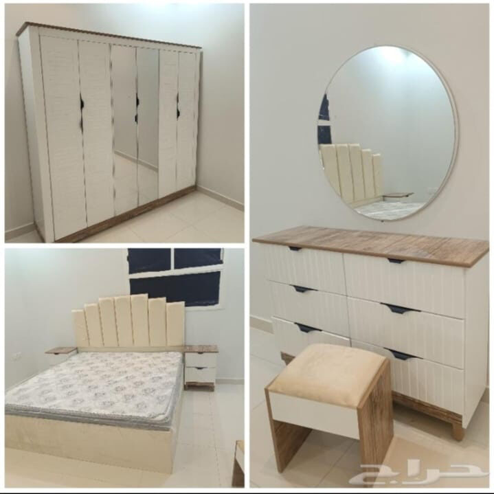 Al Iskan, Furniture, SAR 136,  For Sale New Berdroom Set With Online Home Delivery