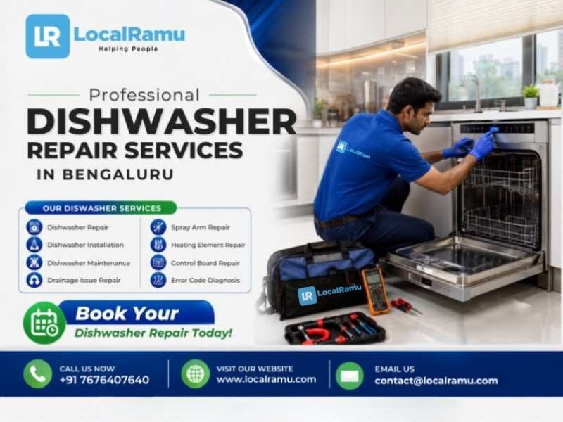 Bangalore, Appliance Repair, Stop Washing Dishes By Hand Get Your Dishwasher Repair Done In Bangalore Today