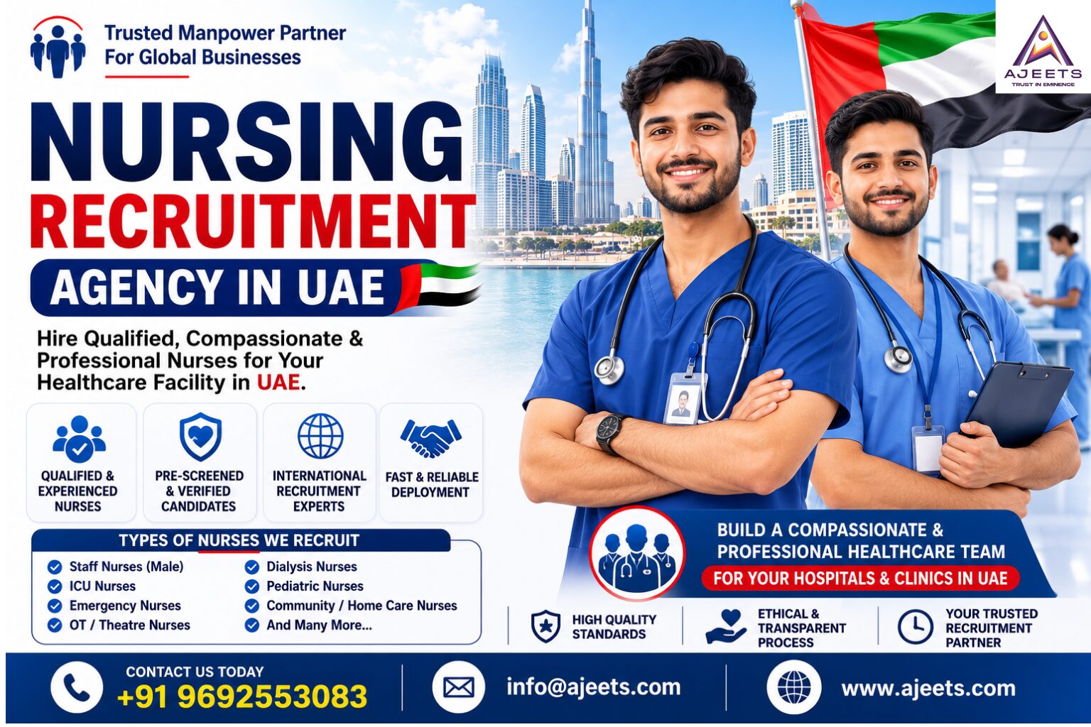 Abu Dhabi, Business, Nursing Recruitment Agency For UAE