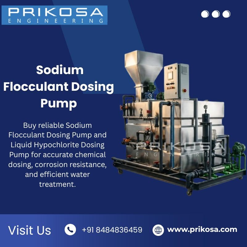 Mumbai, Business, Sodium Flocculant Dosing Pump | Liquid Hypochlorite Dosing Pump