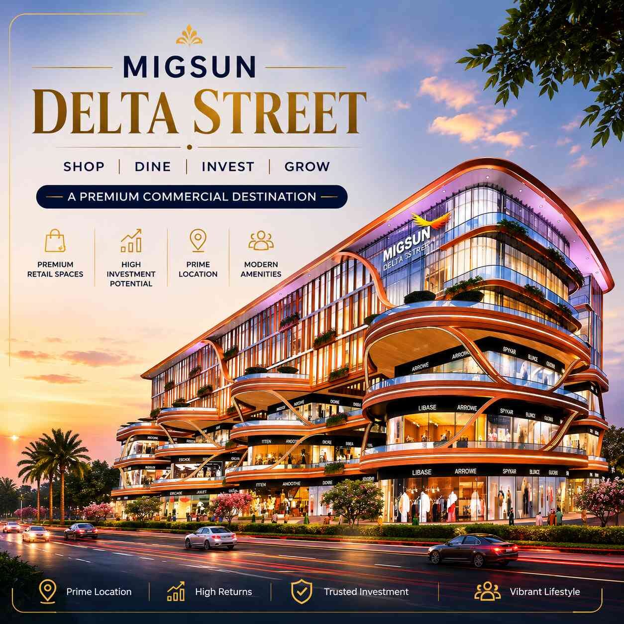 Mumbai, Shops, Migsun Delta Street &ndash; Shops With Excellent Investment Value