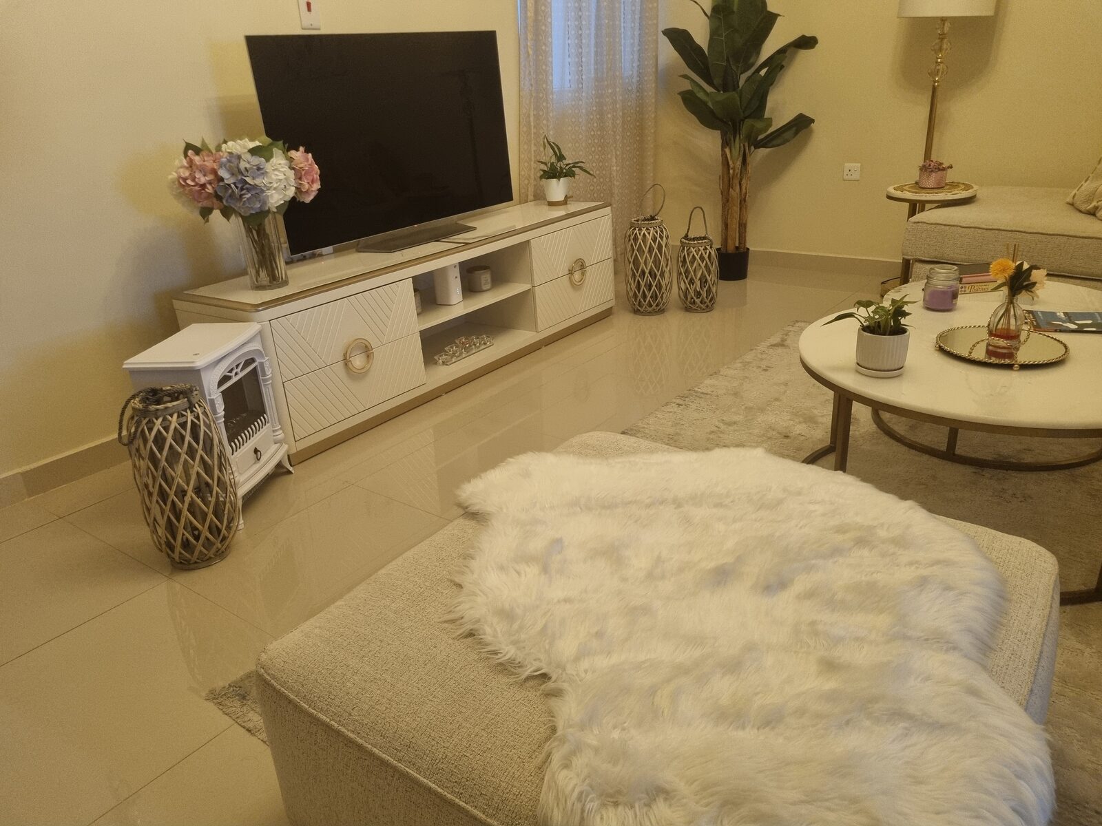 Dammam, Furniture, SAR 5500,  L Shape Sofa + Coffee Tables