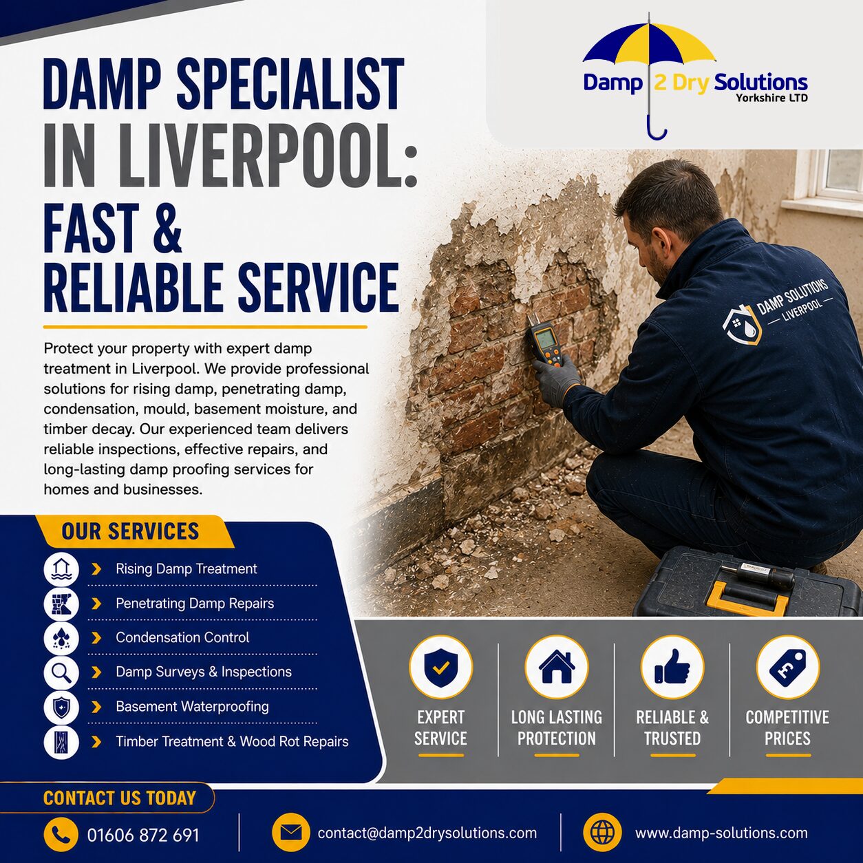 London, Household Items, Expert Damp Specialist In Liverpool: Reliable Damp Solutions