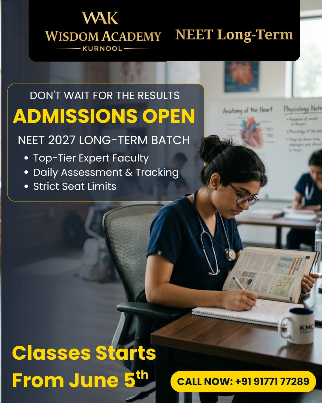 Kurnool, Lessons Offered, Best NEET Long Term Coaching In Kurnool | Wisdom Academy