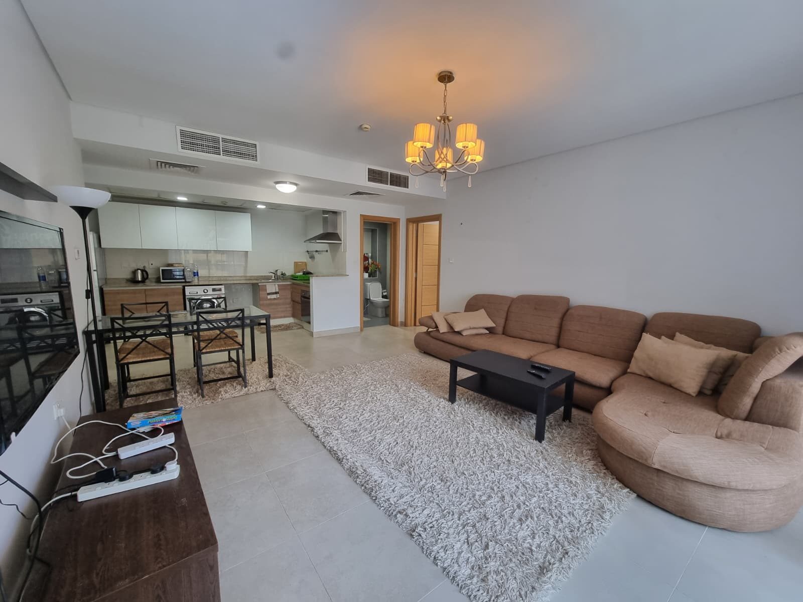 Amwaj Islands, Apartments, Flats, Houses & Villas, BHD 300/month,  Furnished,  1 BR,  70 Sq. Meter,  Delightful 1 BR FF Apartment With Balcony Close To Lagoon Park