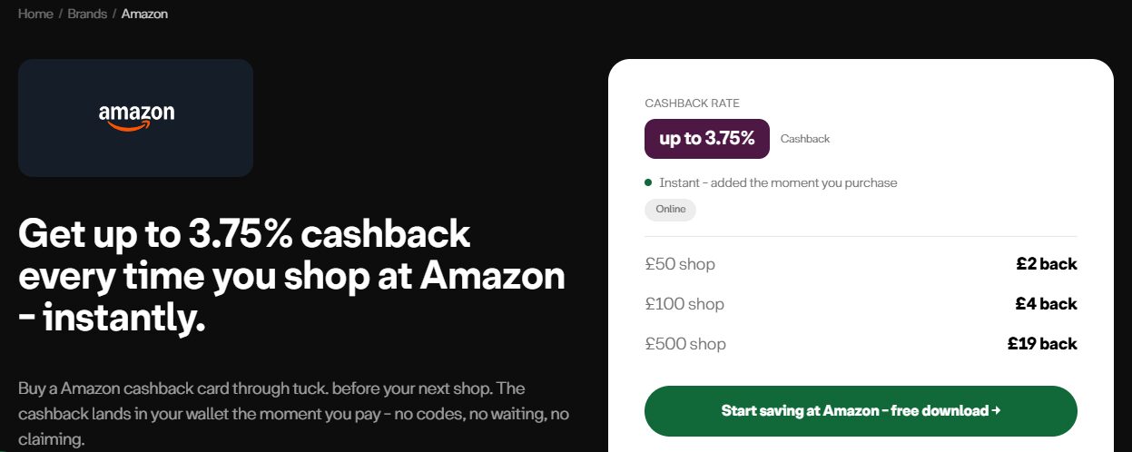 London, Marketing, Amazon Cashback App | Instant Rewards
