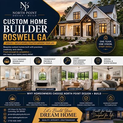 New York, Construction, Custom Home Builder Roswell GA