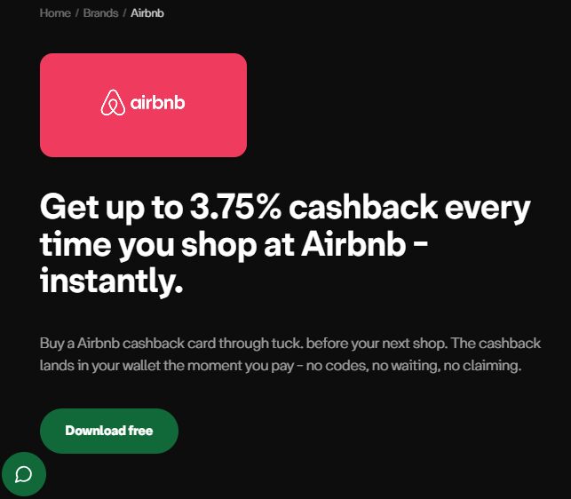 London, Marketing, Airbnb Booking Cashback | Instant Rewards