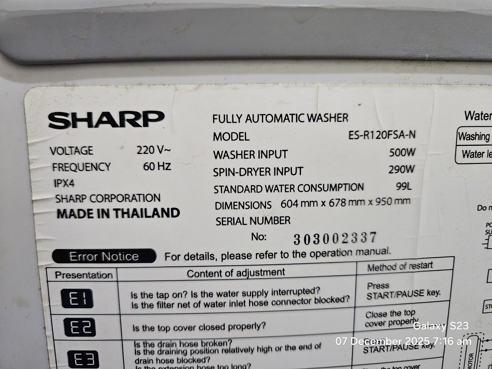 Jeddah, Household Items, SAR 100,  Washing Machine